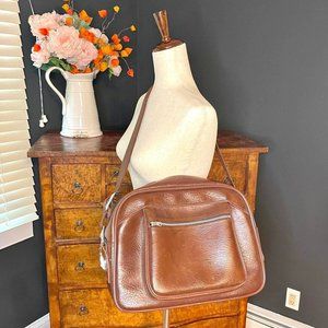 Vintage American Tourister Brown Leather Bag